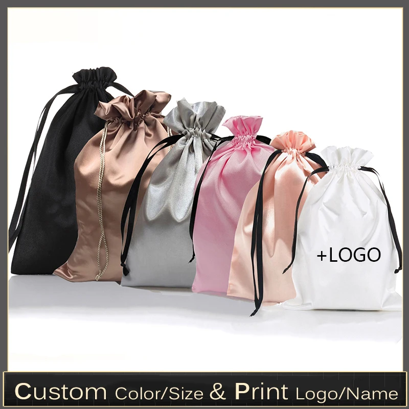 Luxury Bags From China - 10 STKS Aangepaste Satijnen Extensions Haartassen
