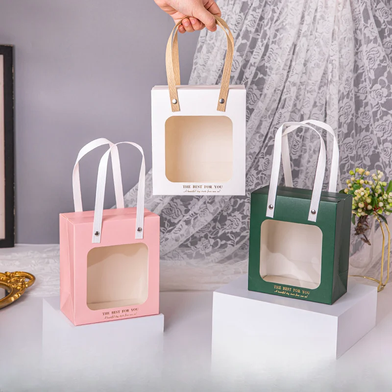 Luxury Bags From China - 4 Stuks Transparant Raam Opening Tas