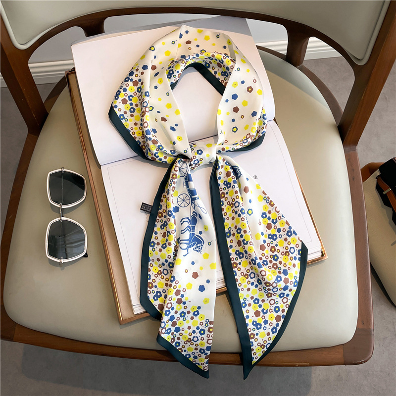 Luxury Bags In China - Modeprint lange zijden sjaal voor dames,
