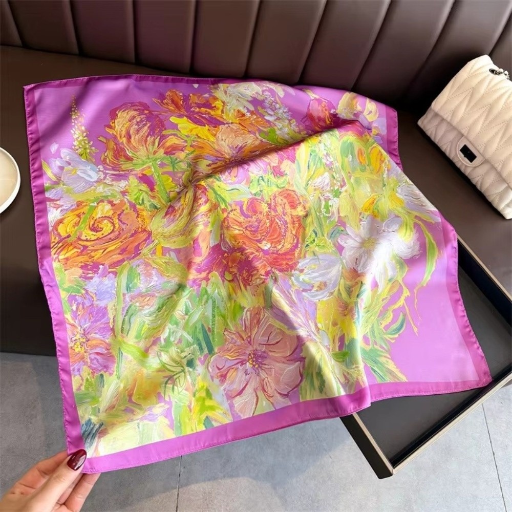 Luxury Bags In China - Mode 70cm Luxe Vierkante Zijden Sjaal