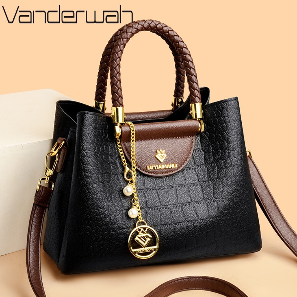Luxury Bags Tote - Geweven handvat Echt merk Hoge kwaliteit