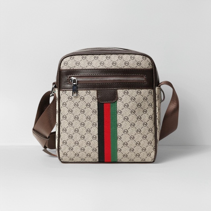 Luxury Bags Sling - Luxe Crossbody Tassen Herenmode Gestreepte Geruite