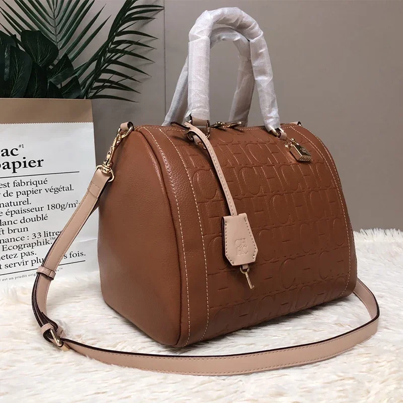 Luxury Bags No Logo - CH Carolina Herrera Boston Bag Dames