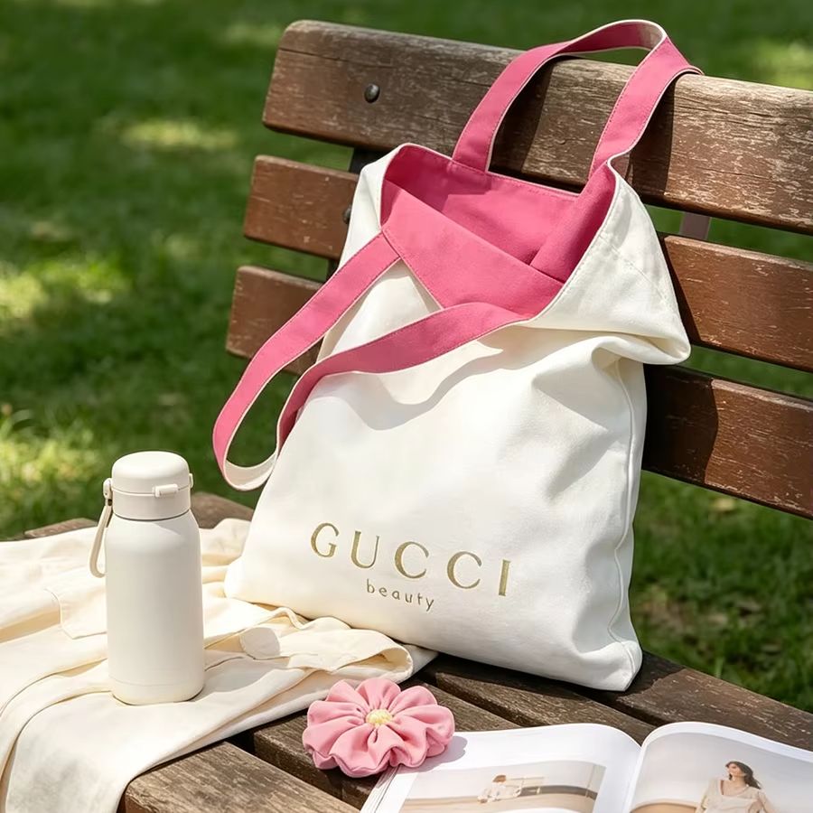 Shoulder Bag Slouchy - GUCCIs tas Dames Canvas Tote Bag