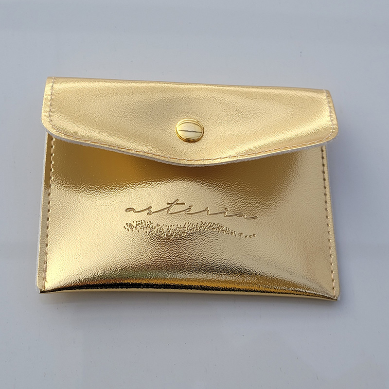 Luxury Bags No Logo - Lederen envelop tassen cadeauzakje luxe gouden
