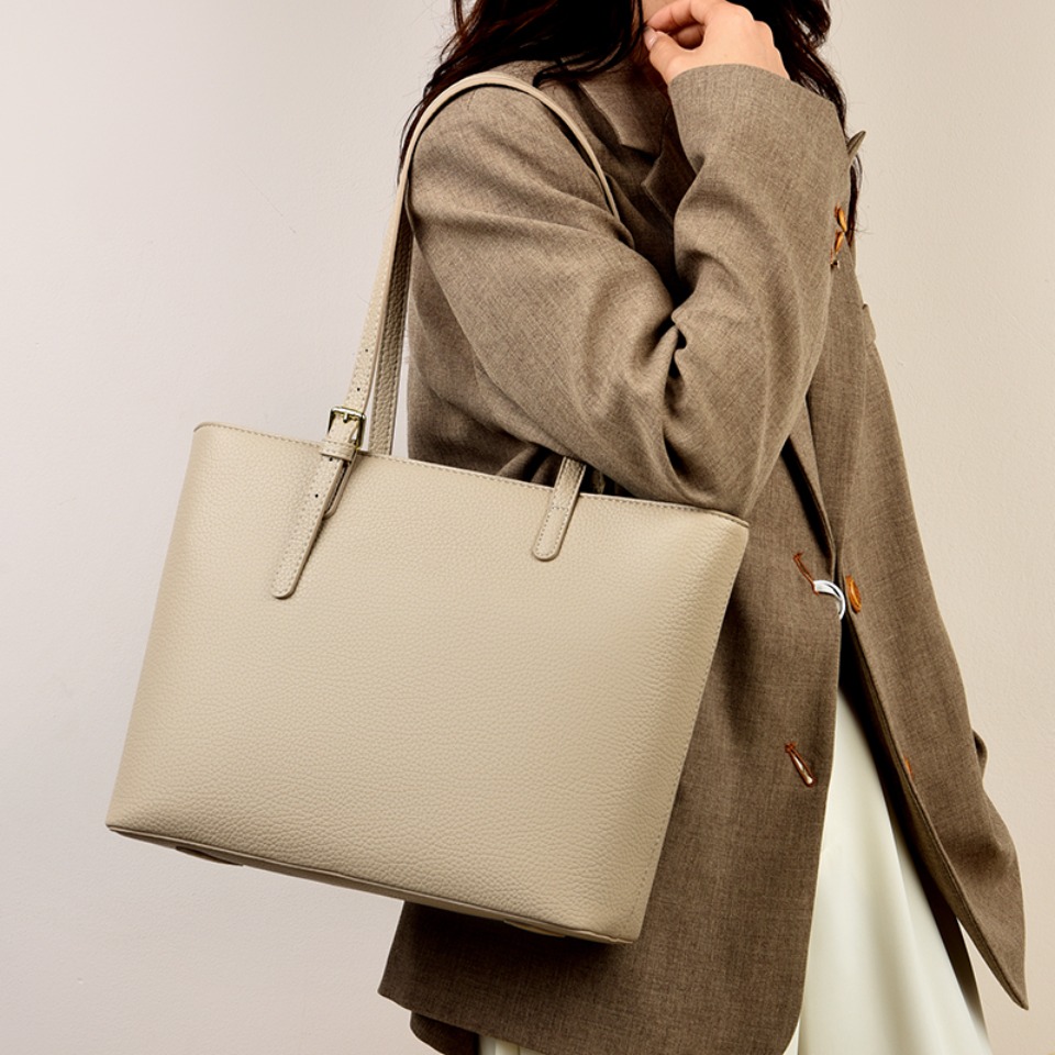 Effen kleur damesschoudertasse - Luxury Bags Tote recensie en prijs
