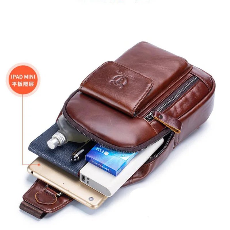 Merk Premium 100% lederen bors - Luxury Bags Sling recensie en prijs