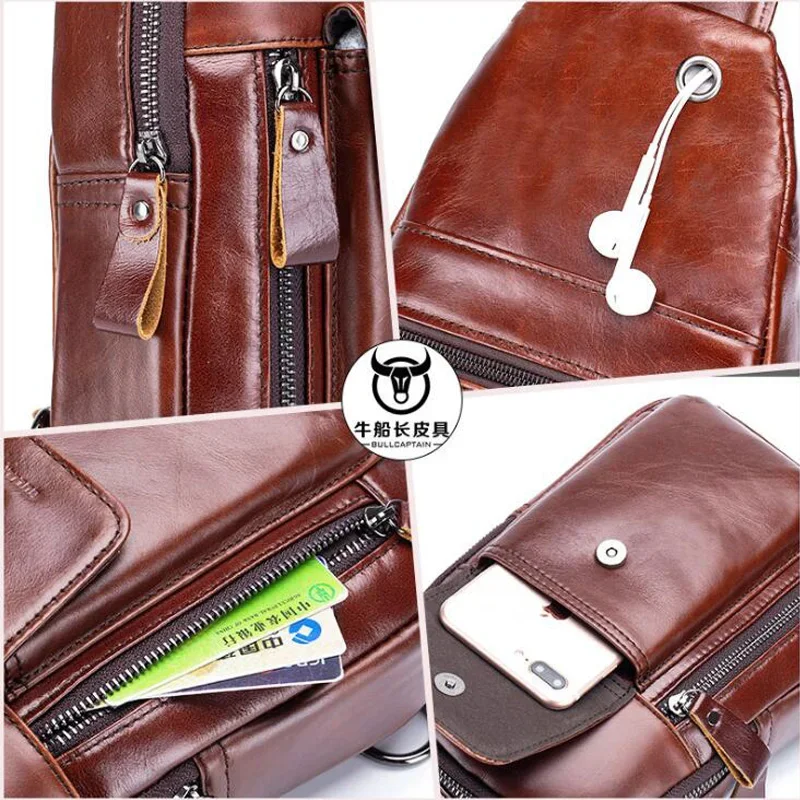 Merk Premium 100% lederen bors - Luxury Bags Sling recensie en prijs