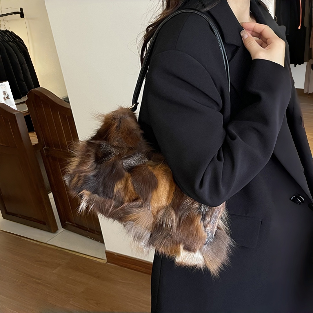 Winterse warme vosbont schoude - Luxury Bags In China recensie en prijs