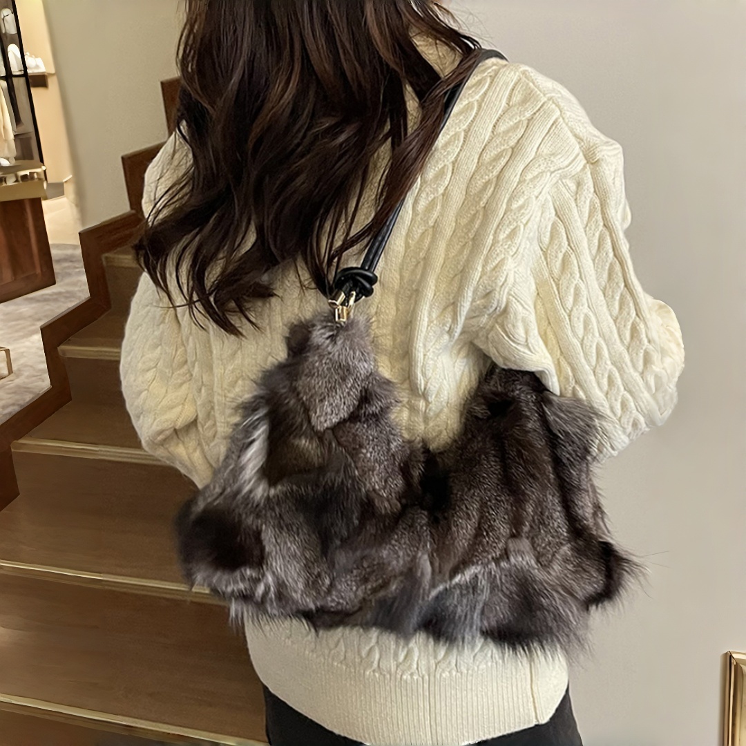 Winterse warme vosbont schoude - Luxury Bags In China recensie en prijs