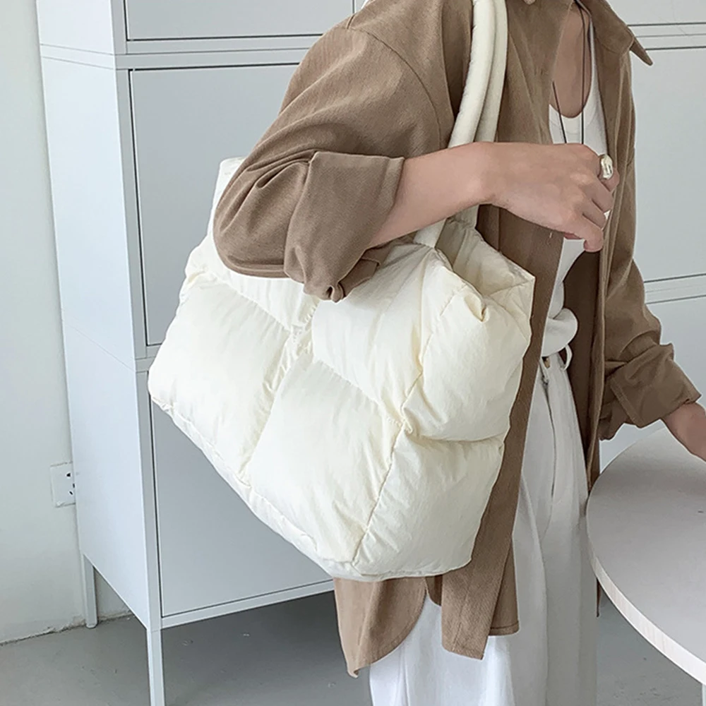Katoenen Gewatteerde Tote Grot - Luxury Bags Tote recensie en prijs