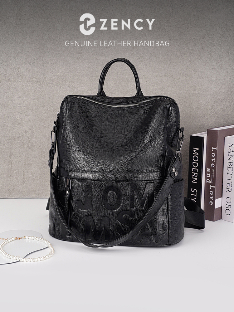 Zency Premium Echt Lederen Rug - Shoulder Bag Slouchy recensie en prijs