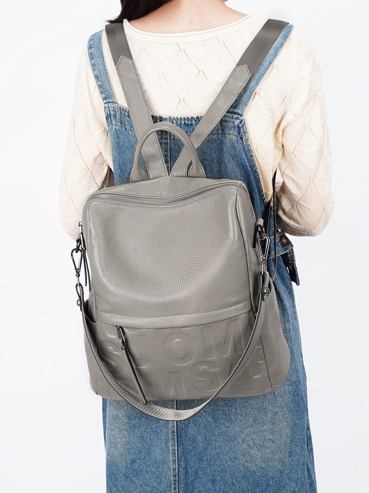 Zency Premium Echt Lederen Rug - Shoulder Bag Slouchy recensie en prijs