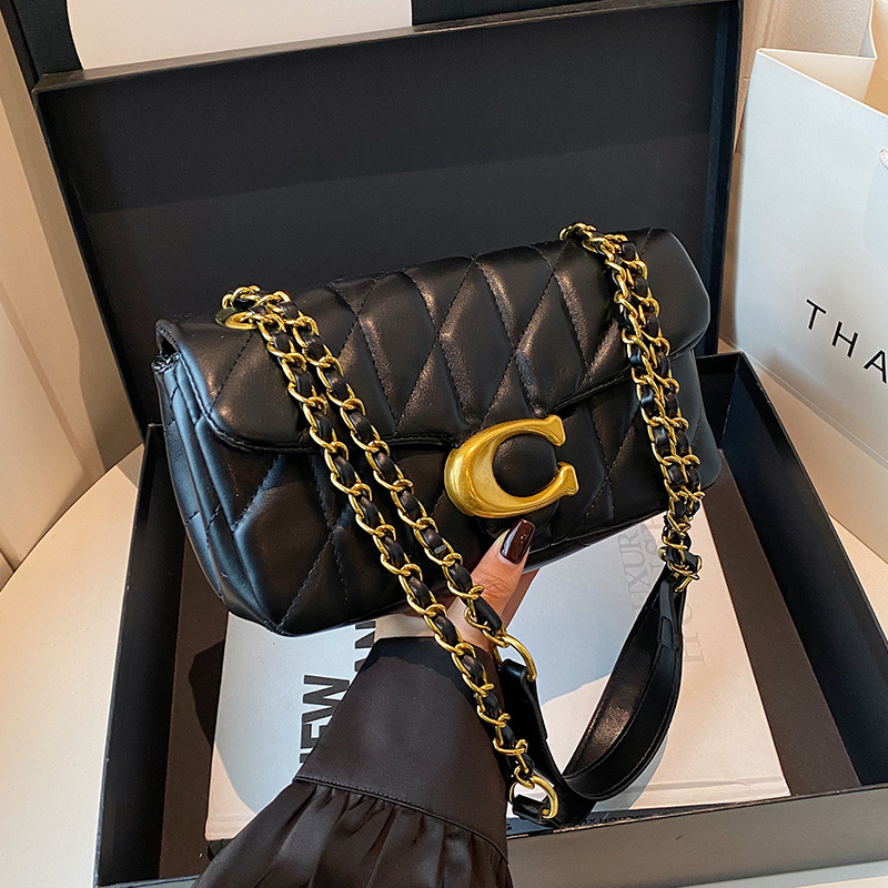 Dames gewatteerde leren schoud - Luxury Bags No Logo recensie en prijs