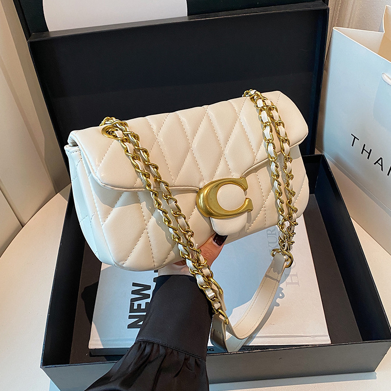 Dames gewatteerde leren schoud - Luxury Bags No Logo recensie en prijs