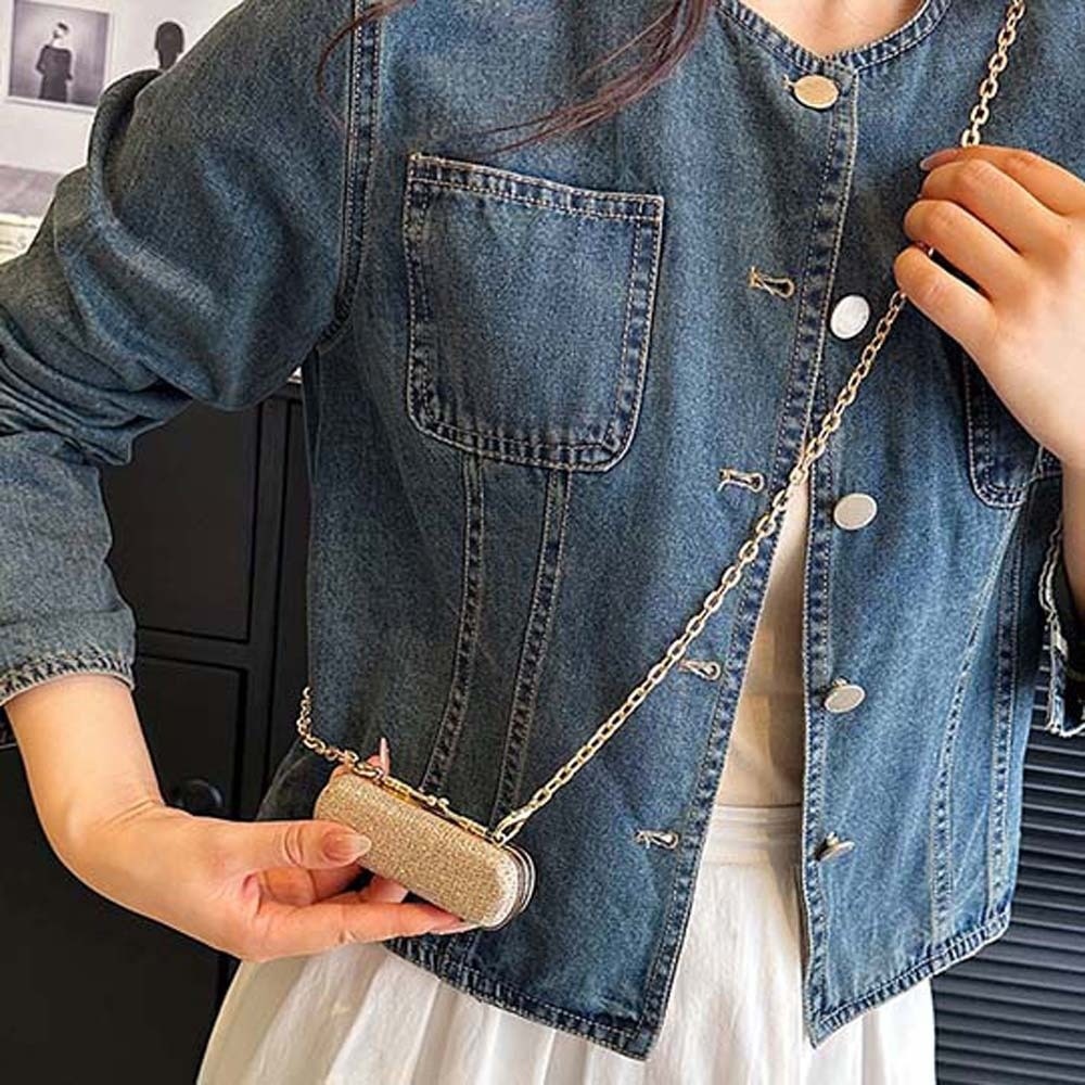 Lippenstifttas met strassketti - Mini Bag Evening Clutch recensie en prijs