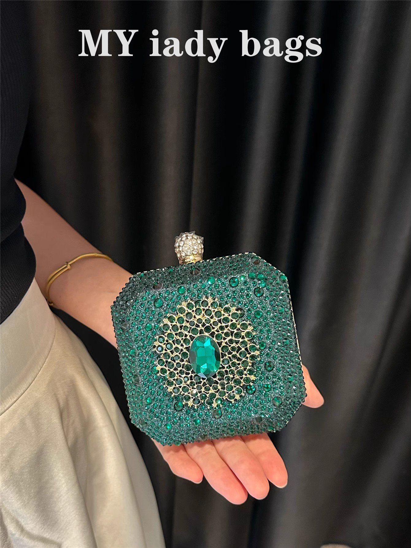 Glitter glanzende mini clutch  - Mini Bag Evening Clutch recensie en prijs
