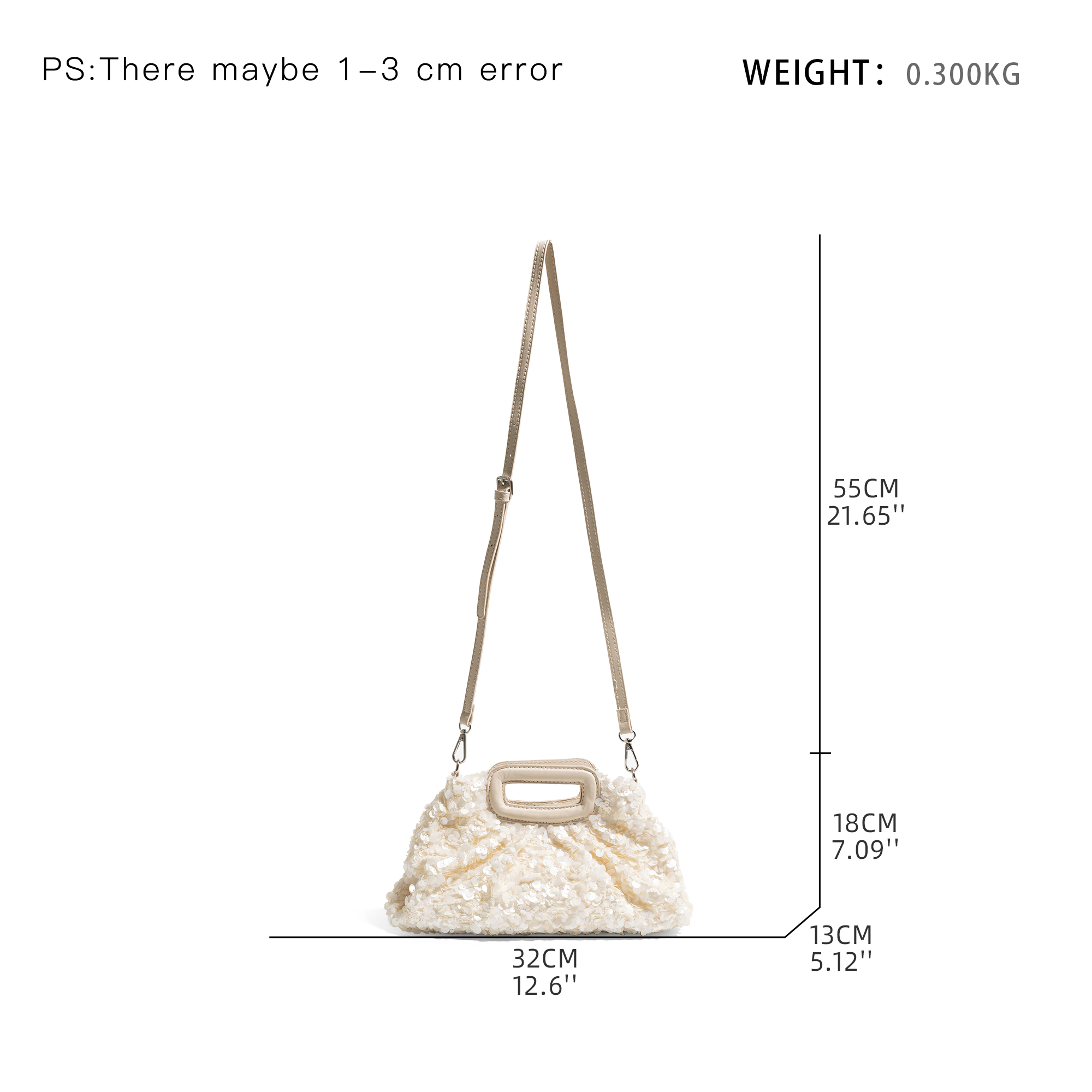 CKKUI Crossbody-tassen met gla - Mini Bag Evening Clutch recensie en prijs