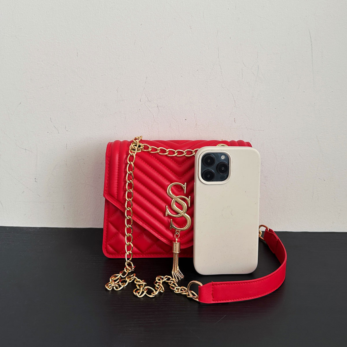 Lichte luxe elegante Argyle ge - Luxury Quilted Bags recensie en prijs
