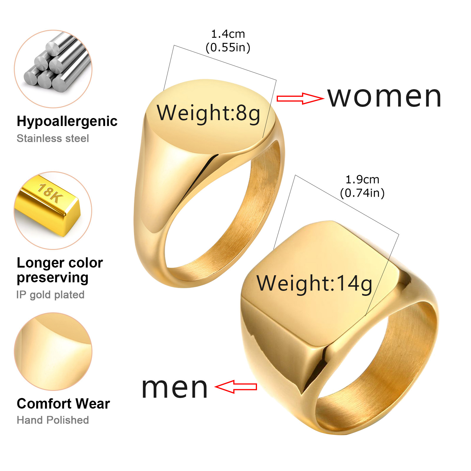 Gepersonaliseerde sieraden 18K - Luxury Bags No Logo recensie en prijs